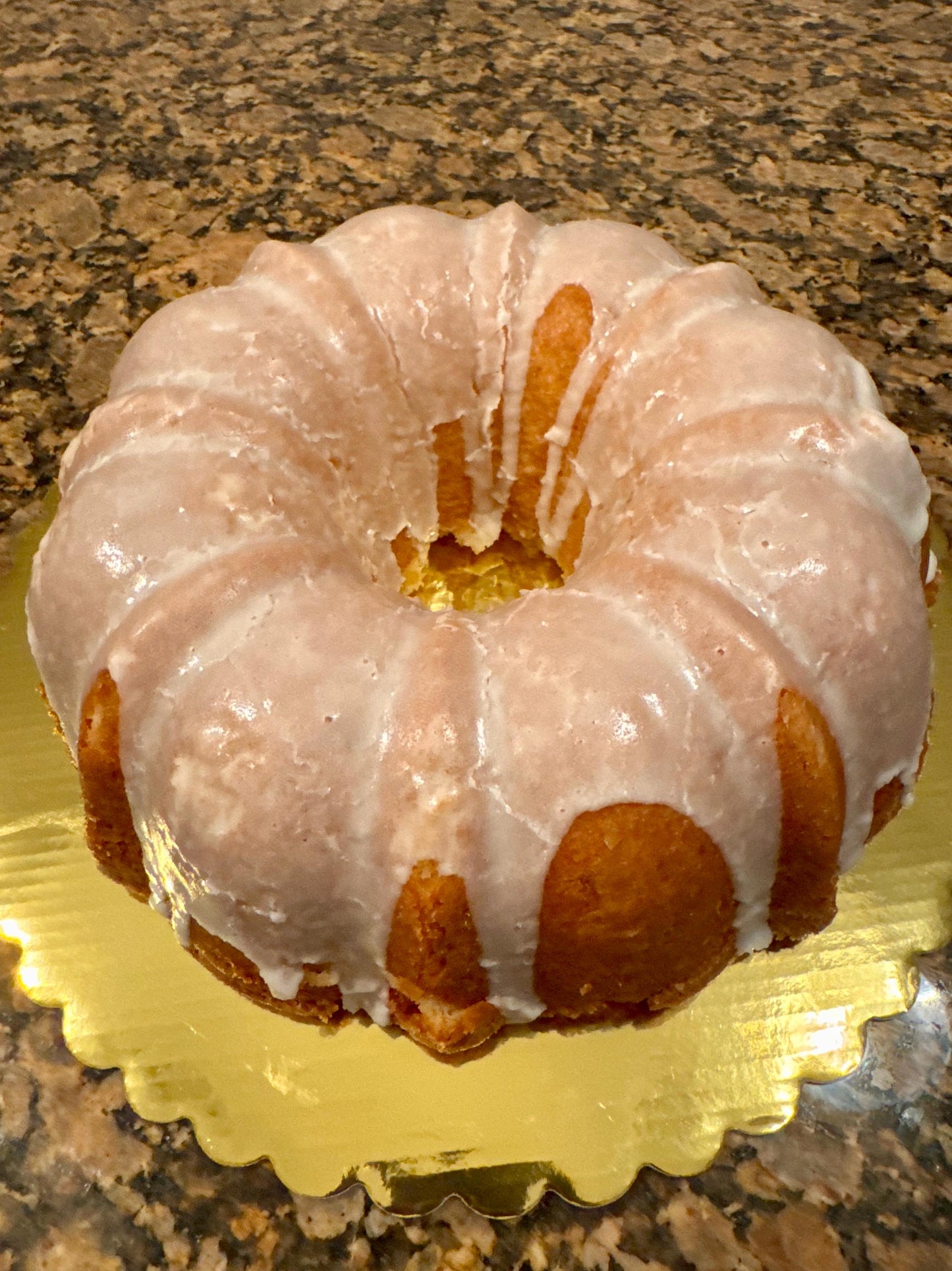 Pineapple Pound Cake with Cream Cheese Glaze