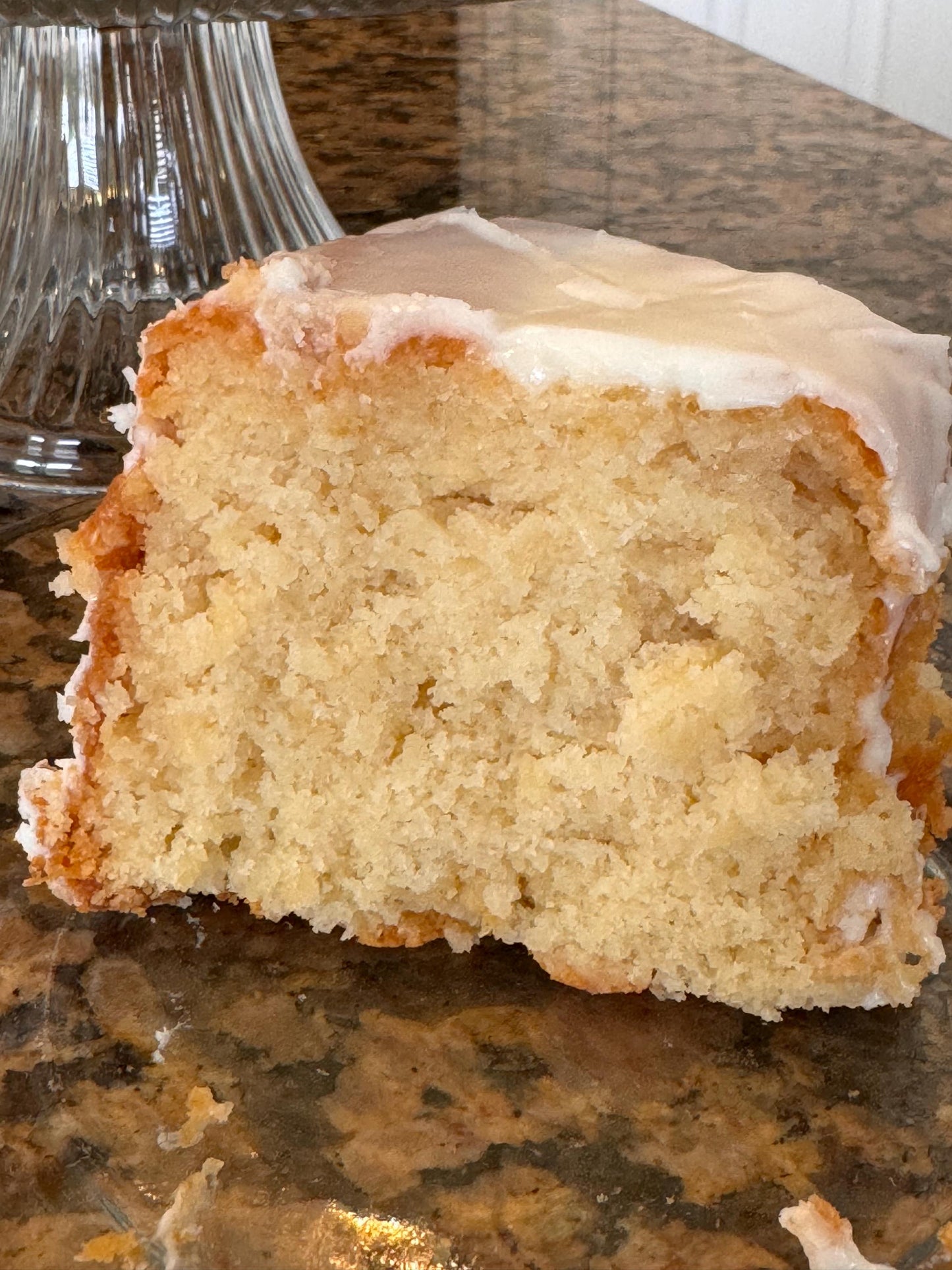 Pineapple Pound Cake with Cream Cheese Glaze